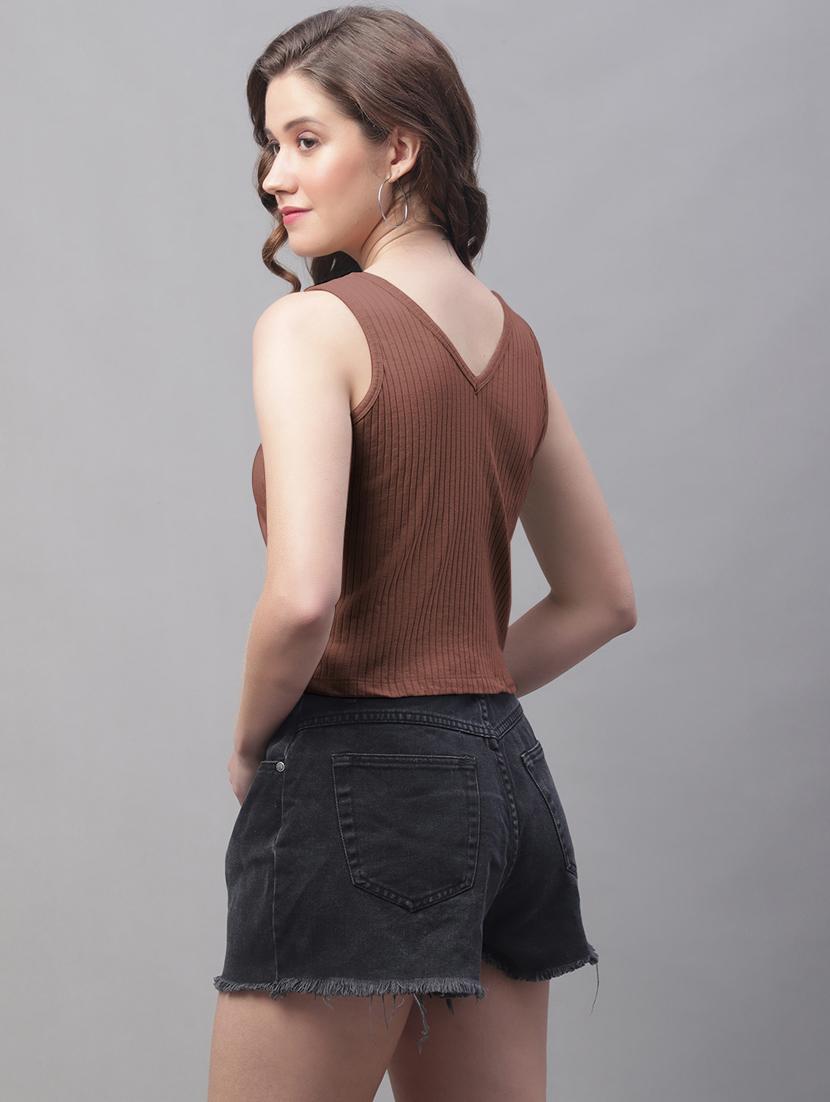 pack of 2 sleeveless crop tops - 19974415 - Standard Image - 3