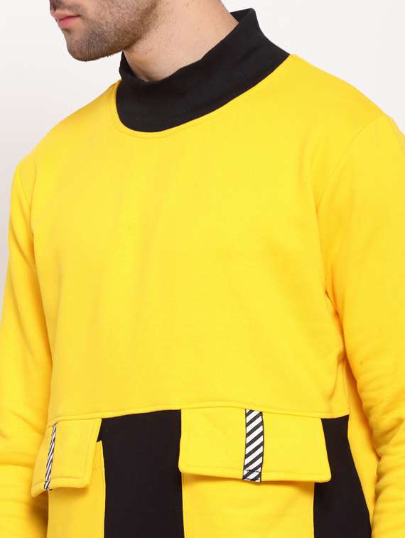 mens color block sweatshirt - 19975887 -  Standard Image - 3