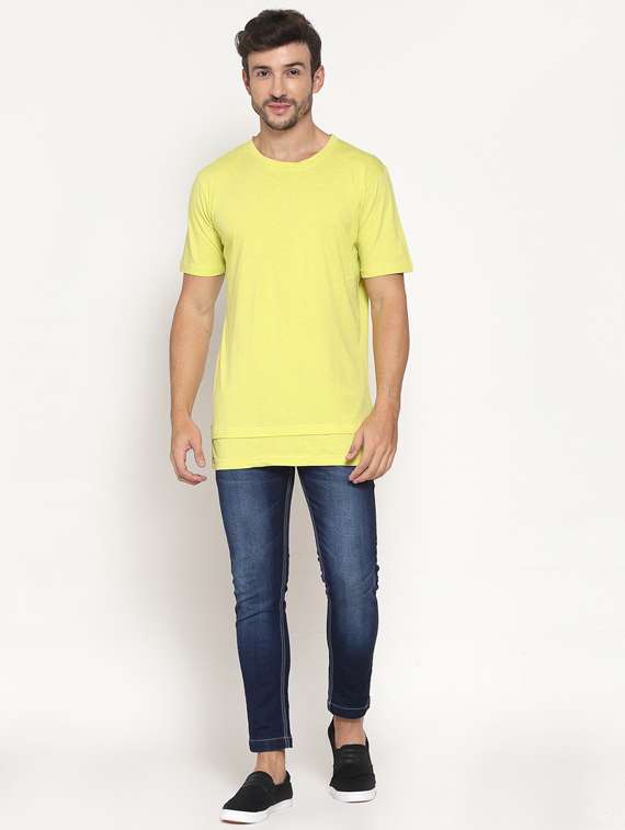 round neck solid regular t-shirt - 19976207 -  Standard Image - 5