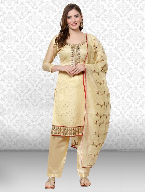 embroidered unstitched suit set - 19976671 -  Standard Image - 0
