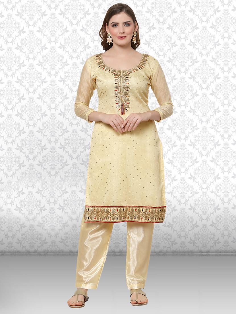 embroidered unstitched suit set - 19976671 - Standard Image - 3