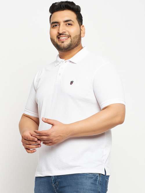 men's solid cotton polo t-shirt - 19977027 - Standard Image - 0