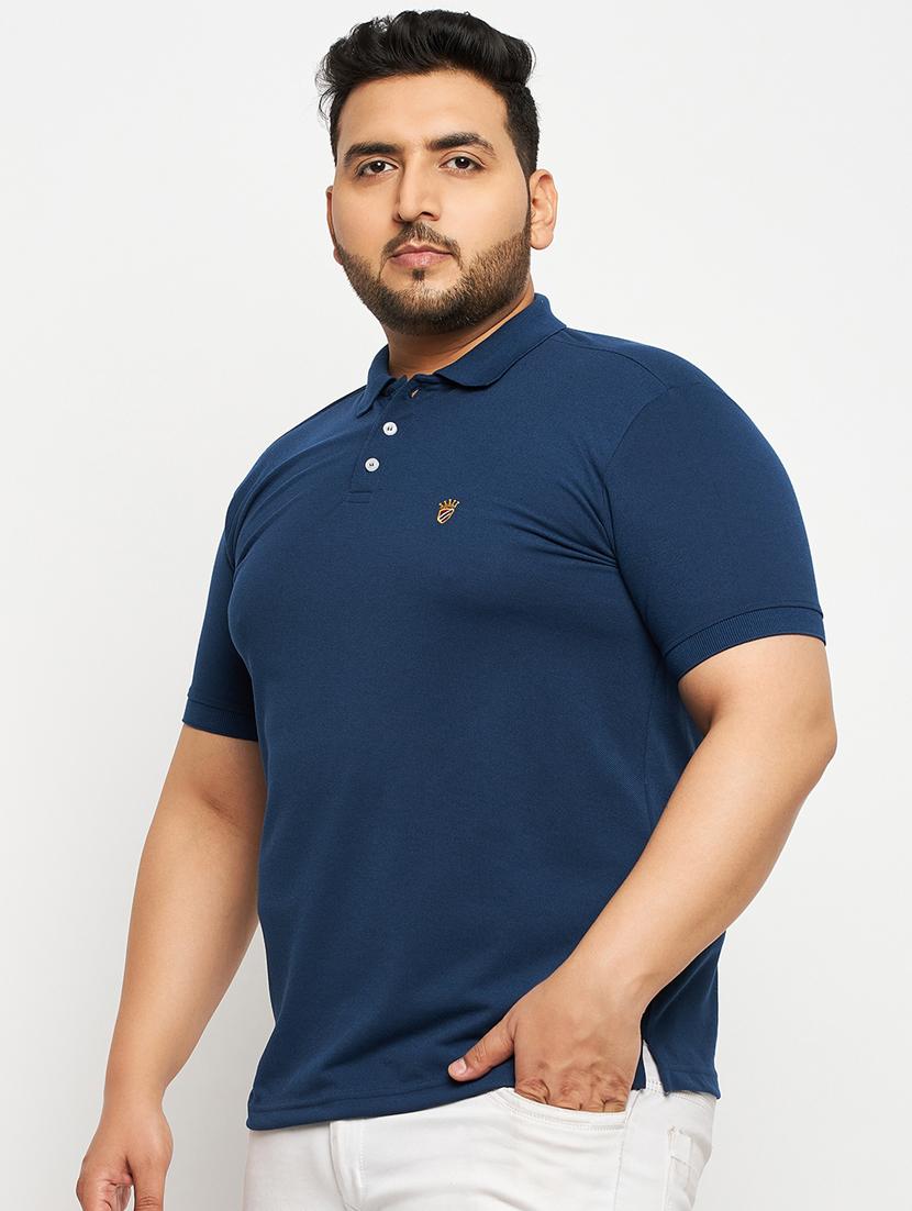men's solid cotton polo t-shirt - 19977029 - Zoom Image - 0