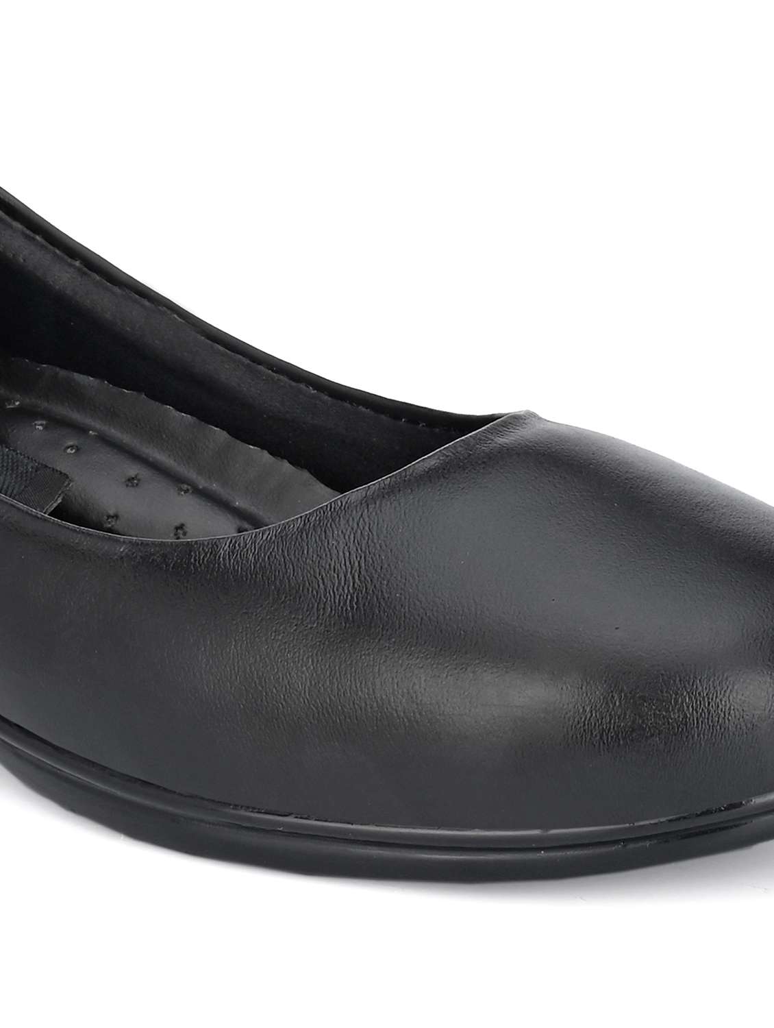 black leather slip on formal shoes - 19977165 -  Standard Image - 5