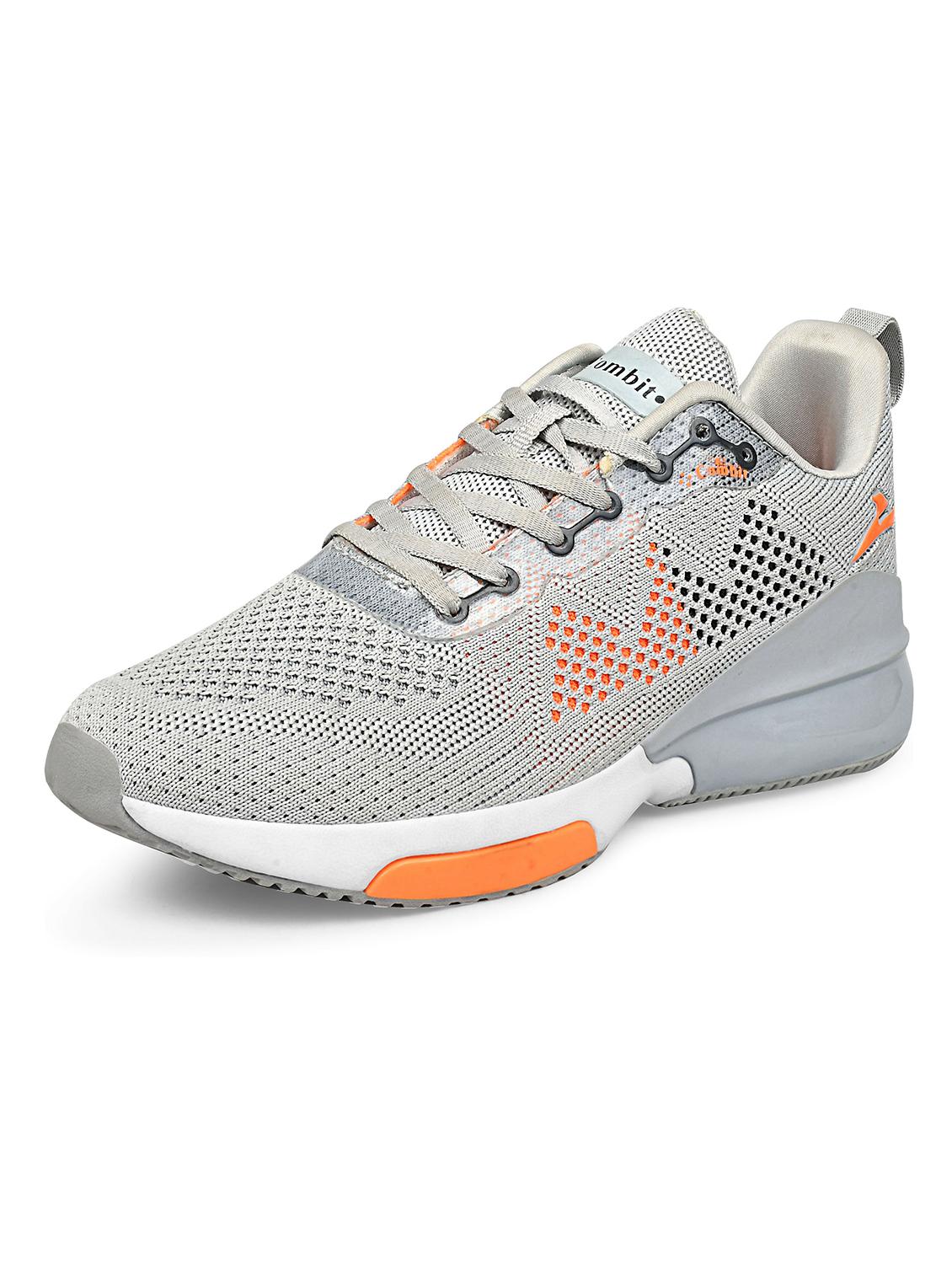 grey mesh lace up sport shoe - 19977254 -  Zoom Image - 0