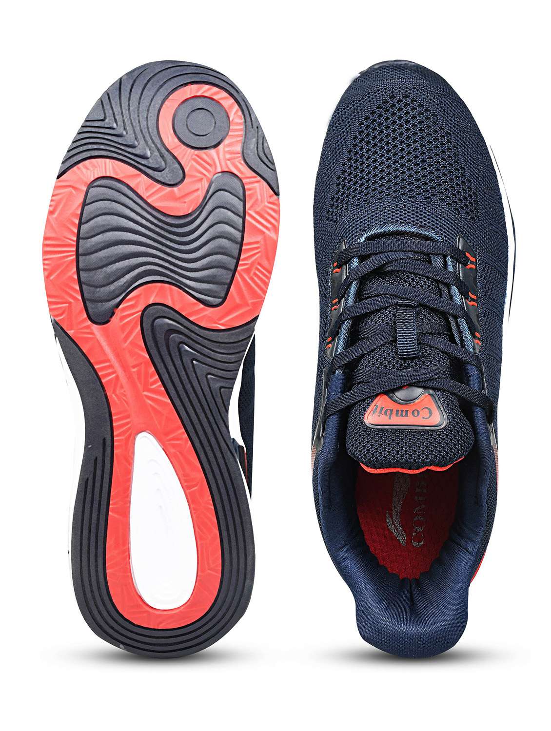 navy mesh lace up sport shoe - 19977268 - Standard Image - 3