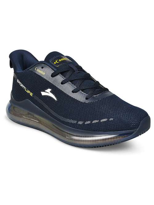 navy mesh lace up sport shoe - 19977302 -  Standard Image - 0