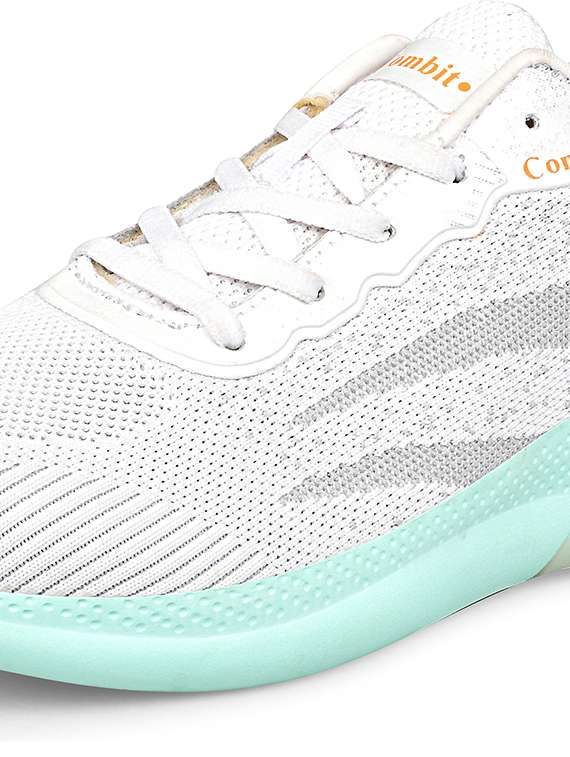 white mesh lace up sport shoe - 19977342 -  Standard Image - 3