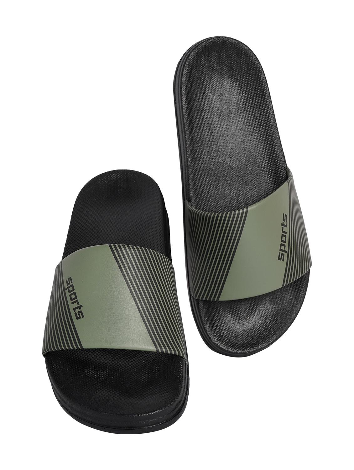 green resin slip on flip flops - 19977765 - Standard Image - 3
