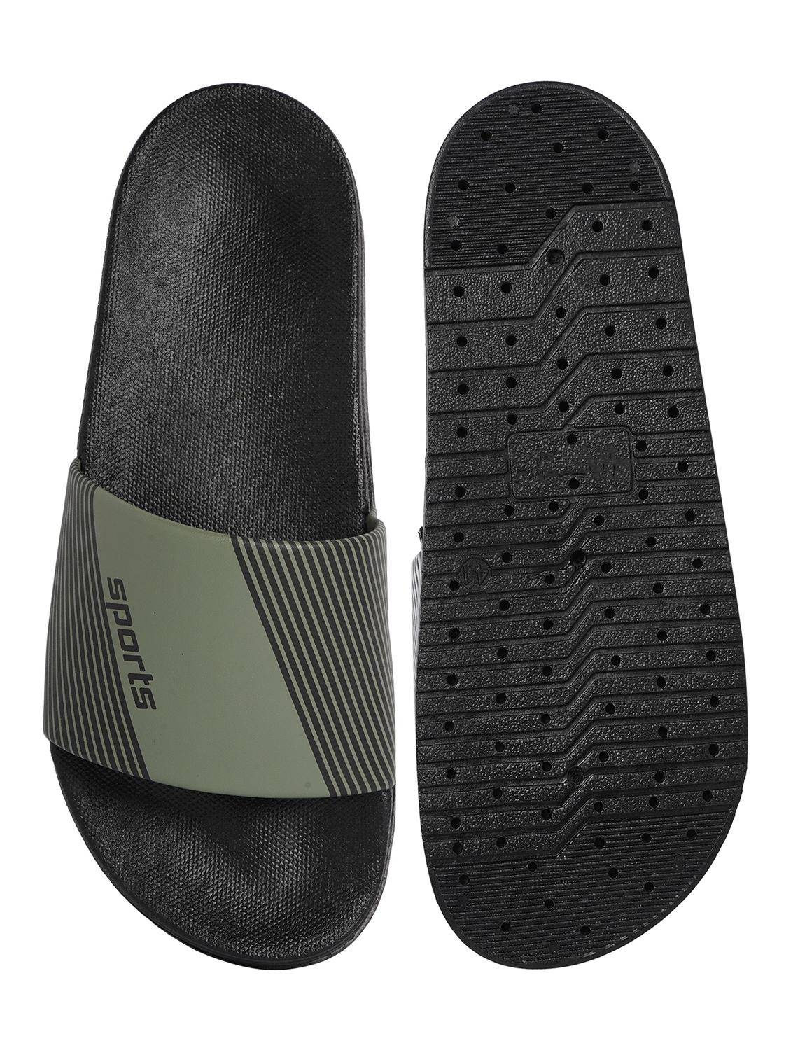 green resin slip on flip flops - 19977765 - Standard Image - 5