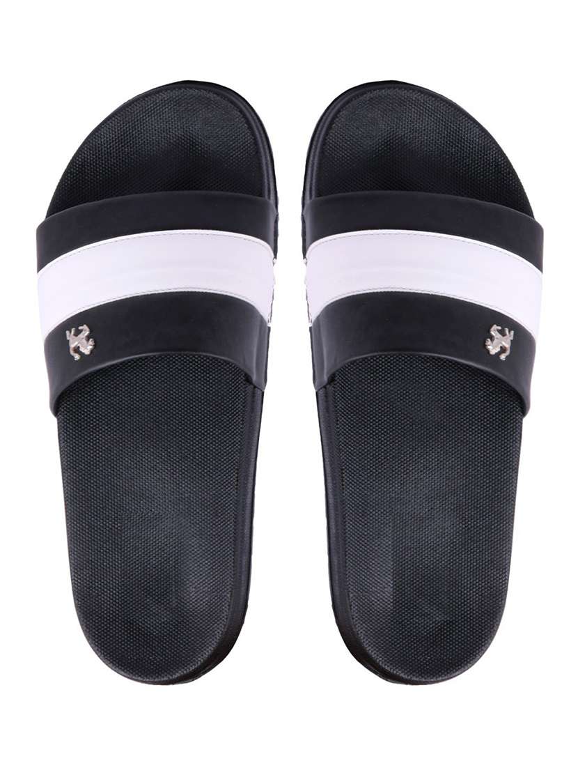 men's printed slip on flip flop