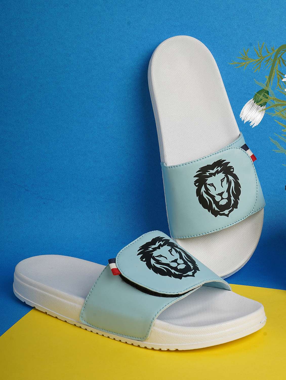 green resin slip on flip flops - 19977977 -  Zoom Image - 0