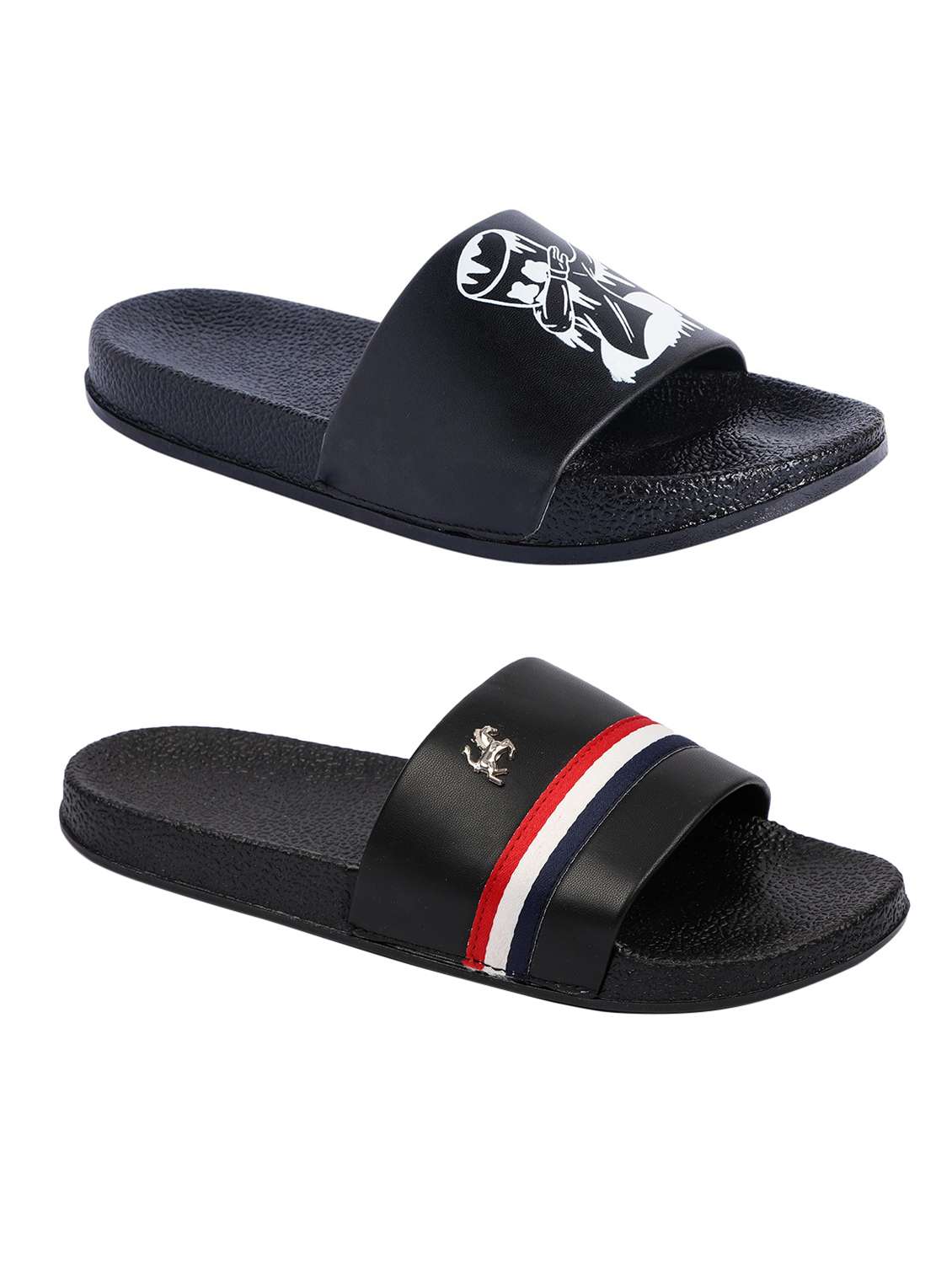 pack of 2 slip on flip flops