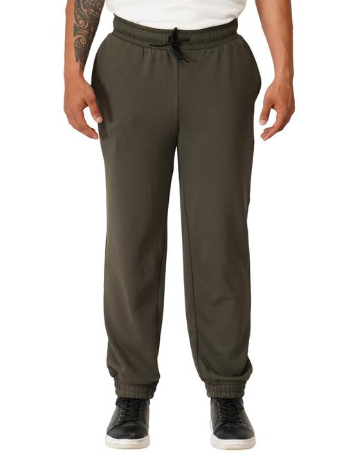 grey solid regular fit jogger - 19980053 -  Standard Image - 0