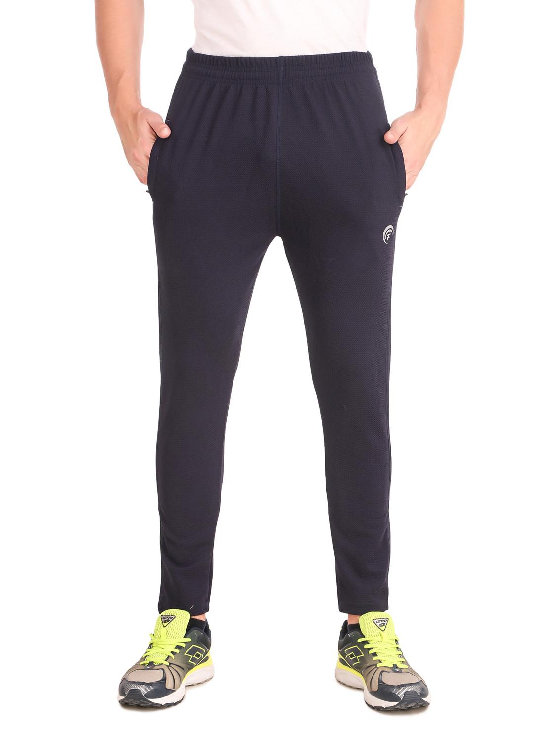 mid rise solid full length track pant - 19984565 - Zoom Image - 0