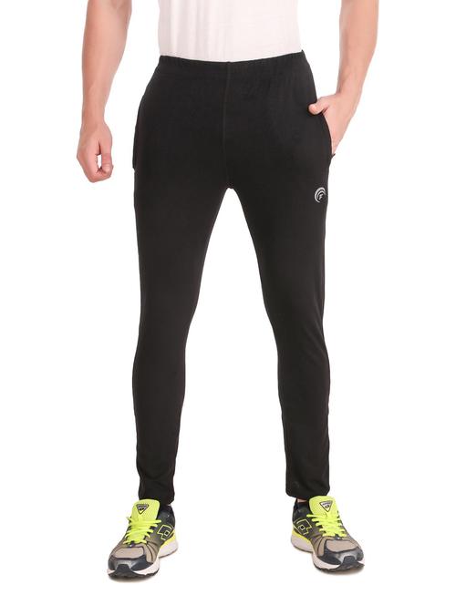 mid rise solid full length track pant - 19984566 - Standard Image - 0