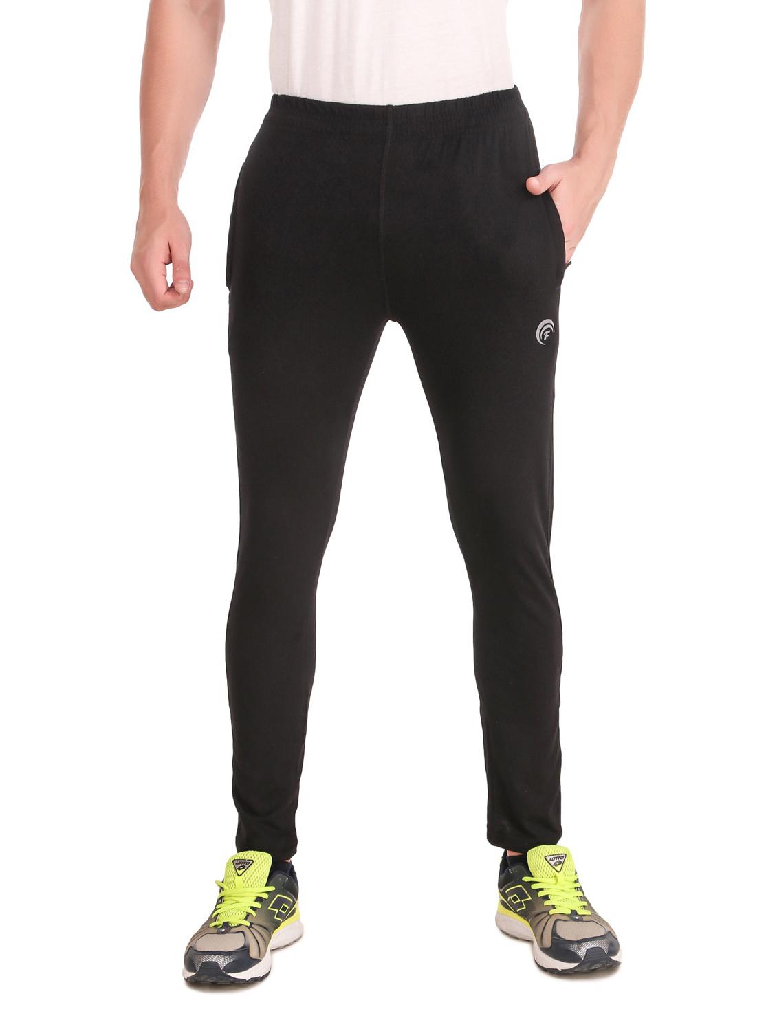 mid rise solid full length track pant - 19984566 - Zoom Image - 0