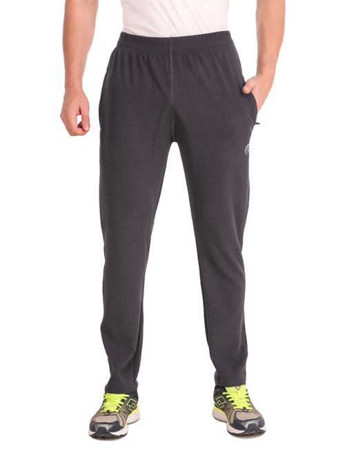 mid rise solid full length track pant - 19984569 - Standard Image - 0