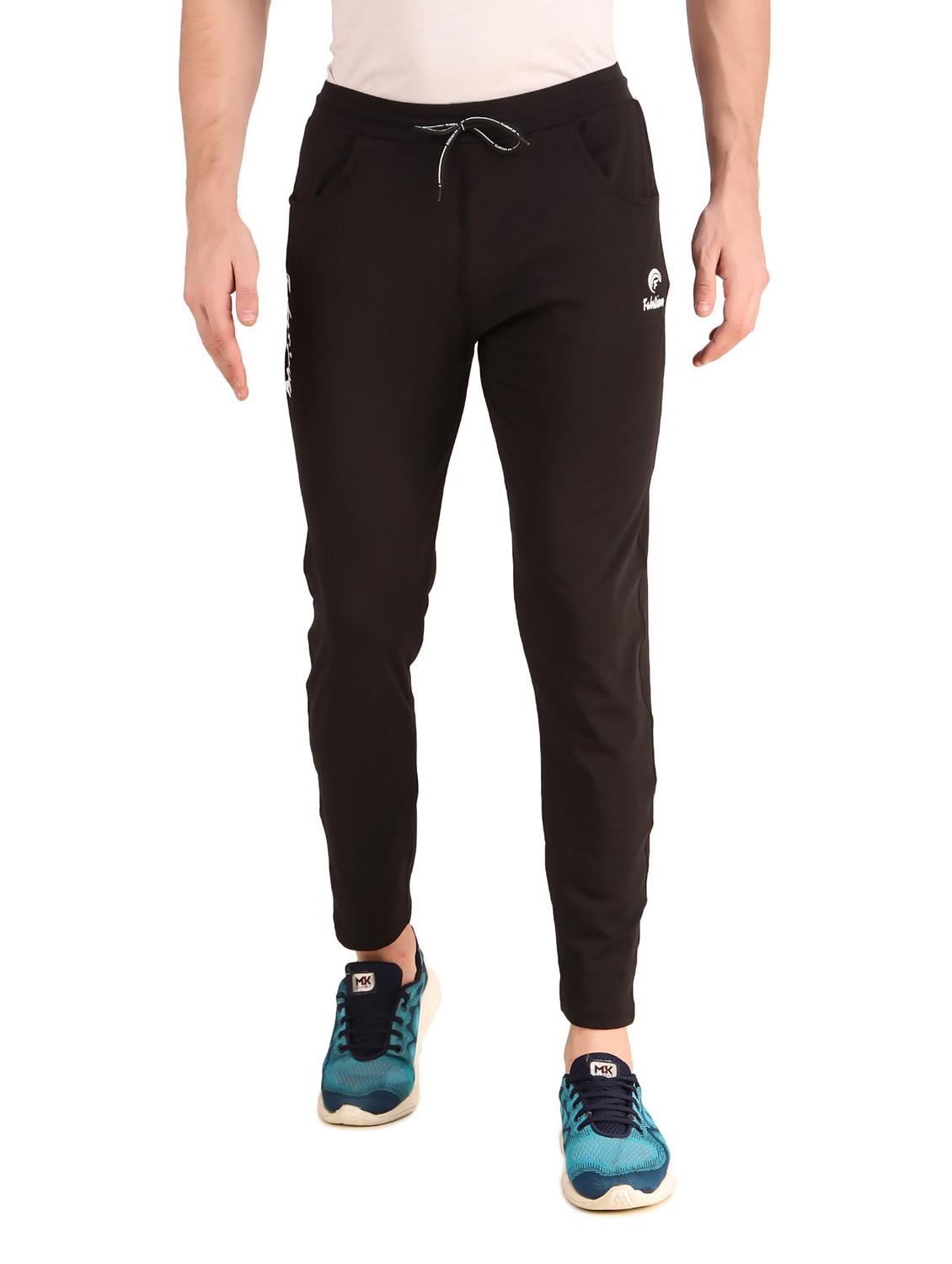 mid rise solid full length track pant - 19984591 - Zoom Image - 0
