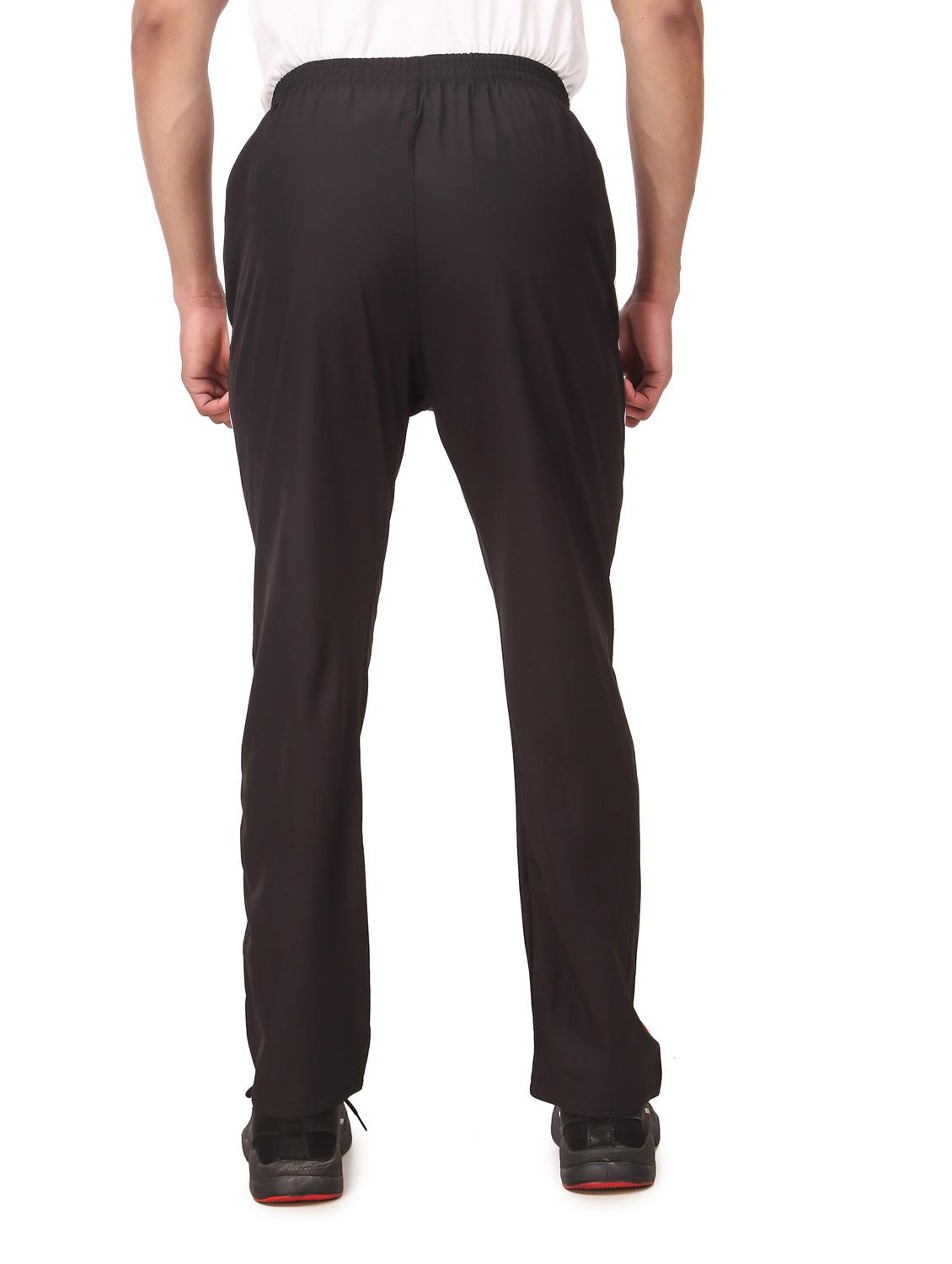 mid rise solid full length track pant - 19984597 - Standard Image - 3