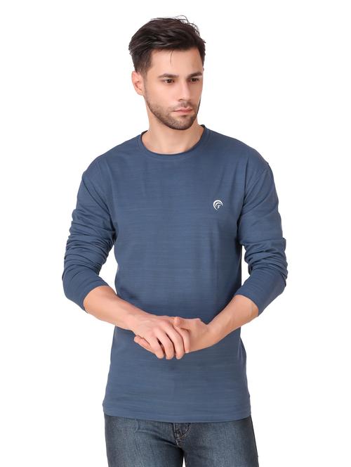 round neck solid regular t-shirt - 19984802 - Standard Image - 0