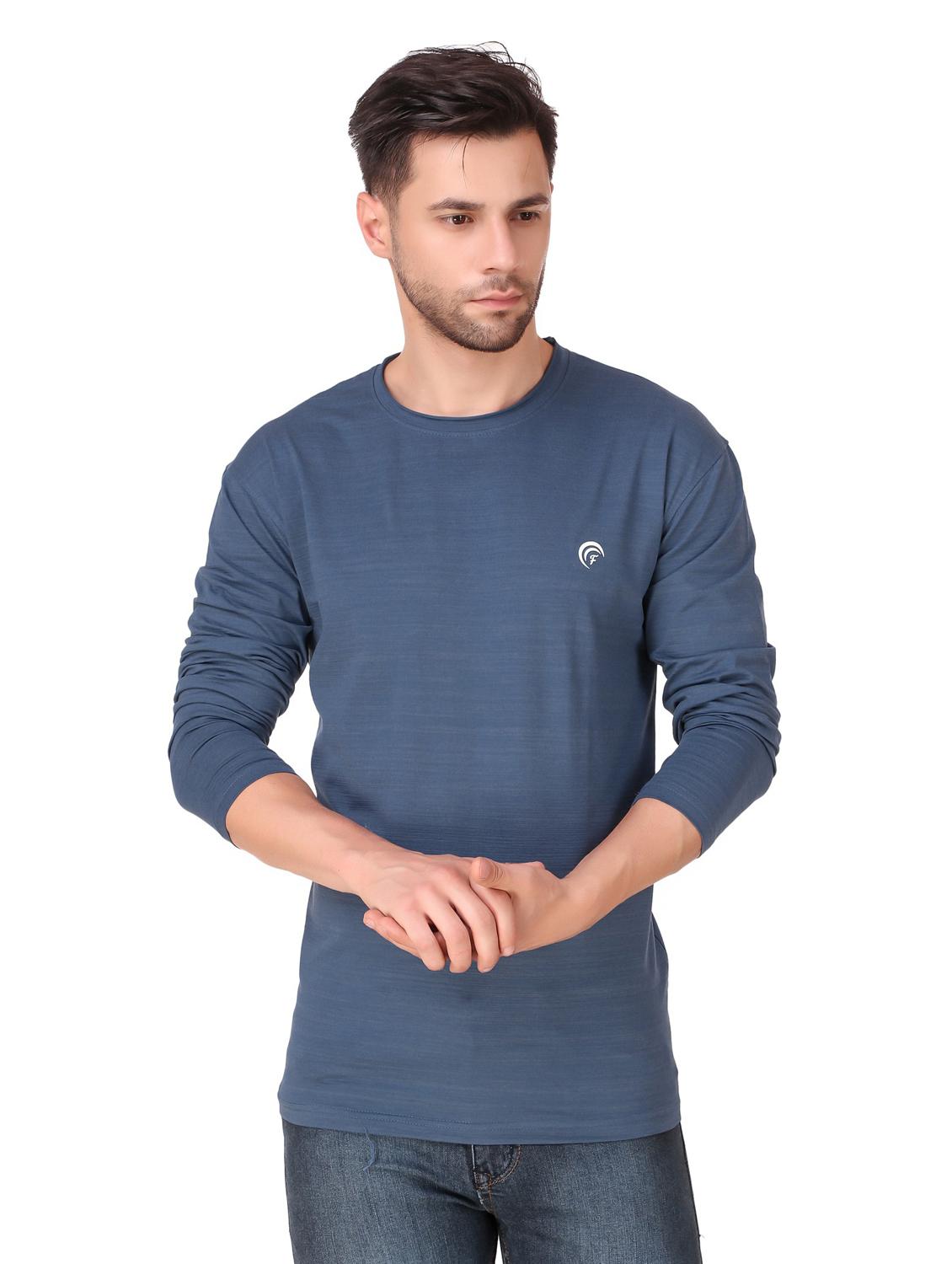round neck solid regular t-shirt - 19984802 - Zoom Image - 0