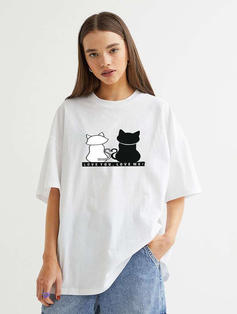 white cotton regular tshirt - 19984999 - Zoom Image - 0