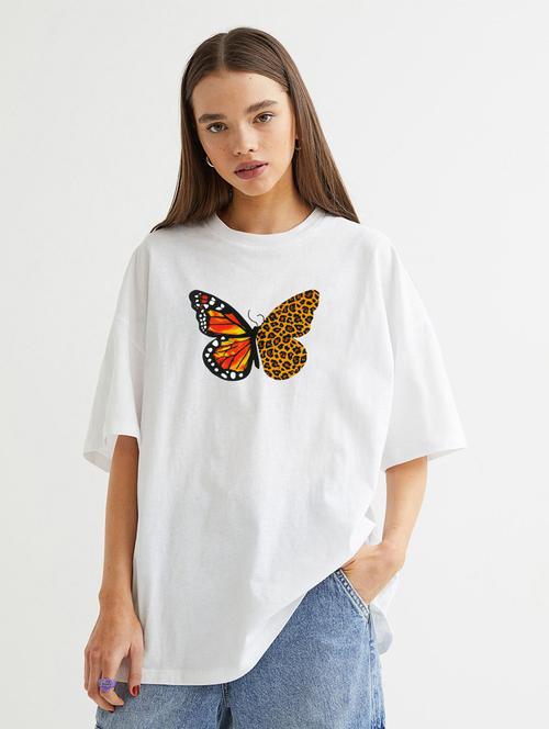 white cotton regular tshirt - 19985000 - Standard Image - 0