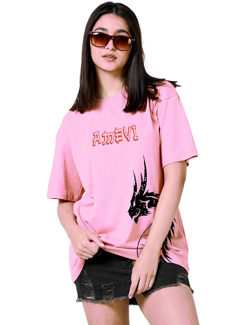 pink cotton regular tshirt - 19985069 - Zoom Image - 0