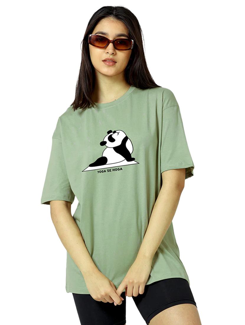 green cotton regular tshirt - 19985071 - Zoom Image - 0