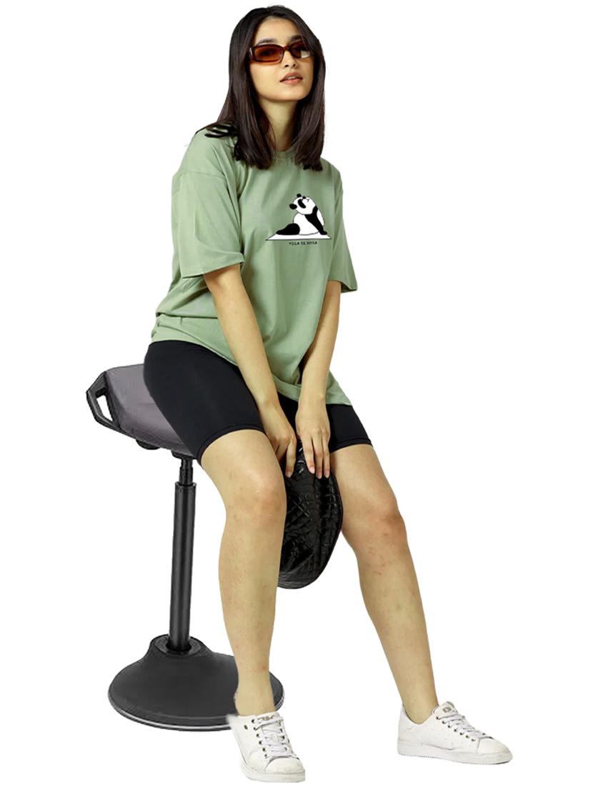 green cotton regular tshirt - 19985071 - Standard Image - 3