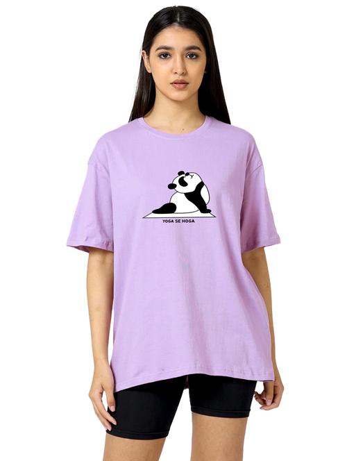 purple cotton regular tshirt - 19985082 -  Standard Image - 0