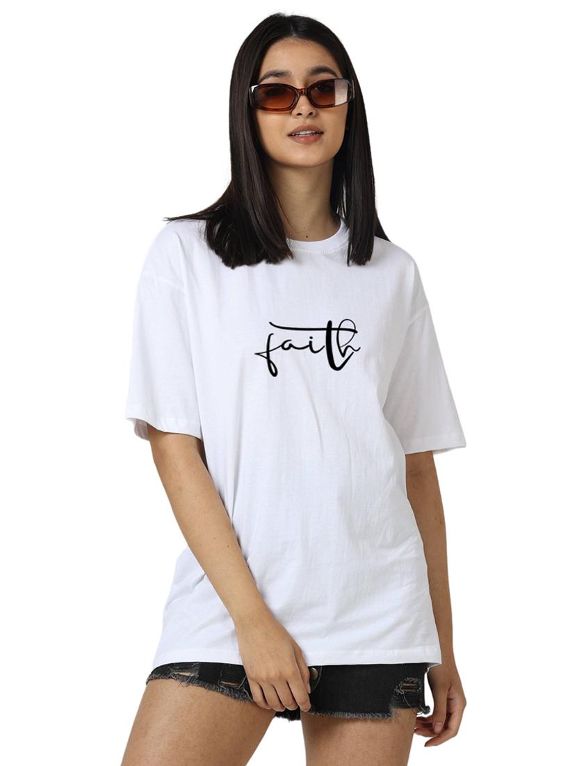white cotton regular tshirt - 19985096 - Zoom Image - 0