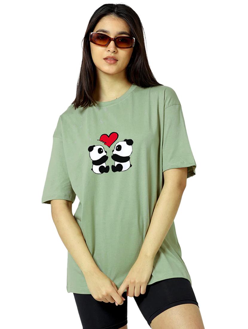 green cotton regular tshirt - 19985103 -  Zoom Image - 0
