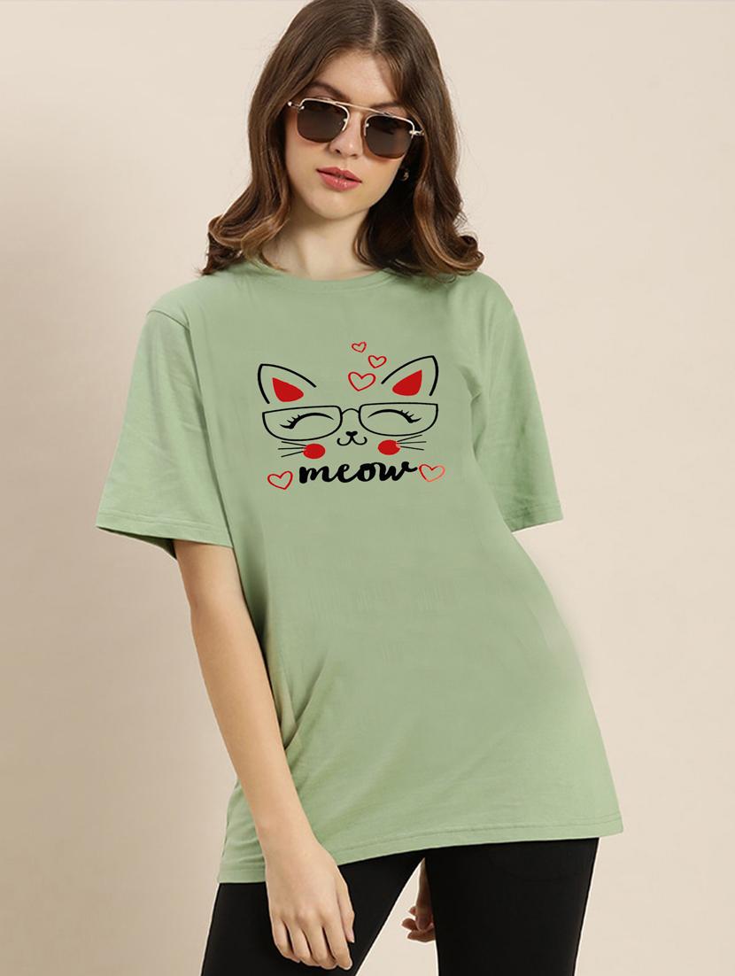 green cotton regular tshirt - 19985115 - Zoom Image - 0