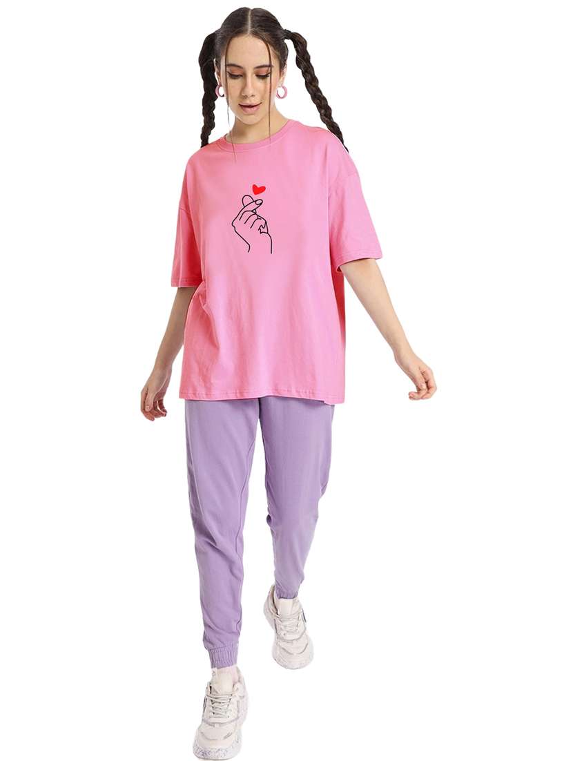 pink cotton regular tshirt - 19985129 -  Standard Image - 3