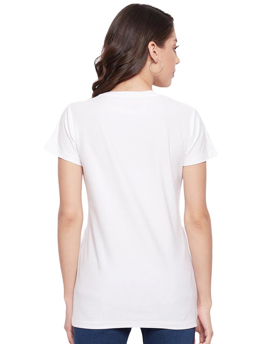 white cotton regular tshirt - 19985145 - Standard Image - 3