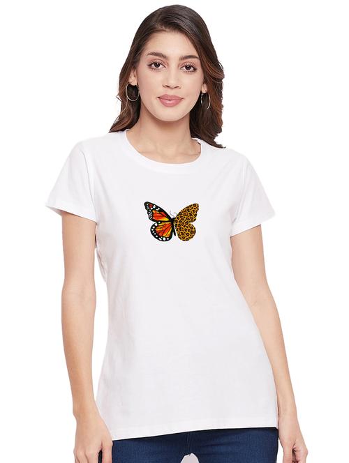 white cotton regular tshirt - 19985148 -  Standard Image - 0