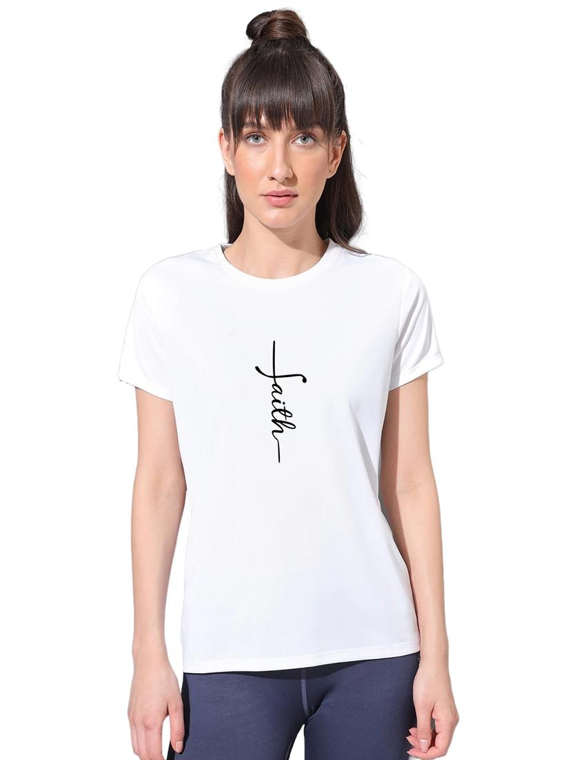 white cotton regular tshirt - 19985163 -  Zoom Image - 0