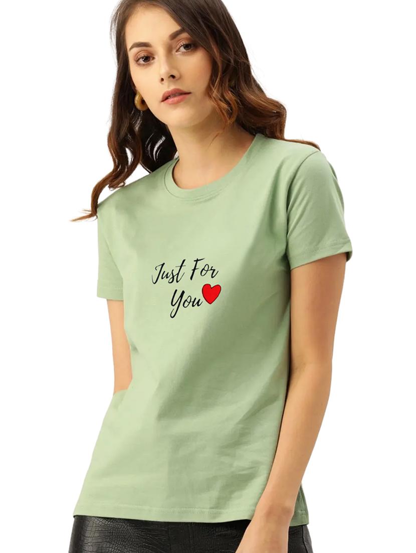 green cotton regular tshirt - 19985198 -  Zoom Image - 0