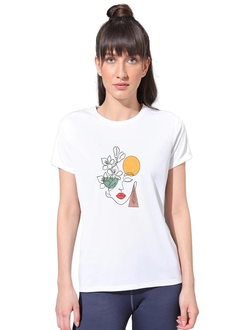 white cotton regular tshirt - 19985207 - Zoom Image - 0