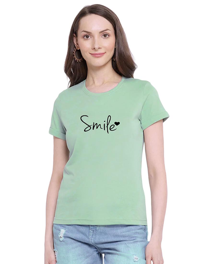 green cotton regular tshirt - 19985211 - Zoom Image - 0