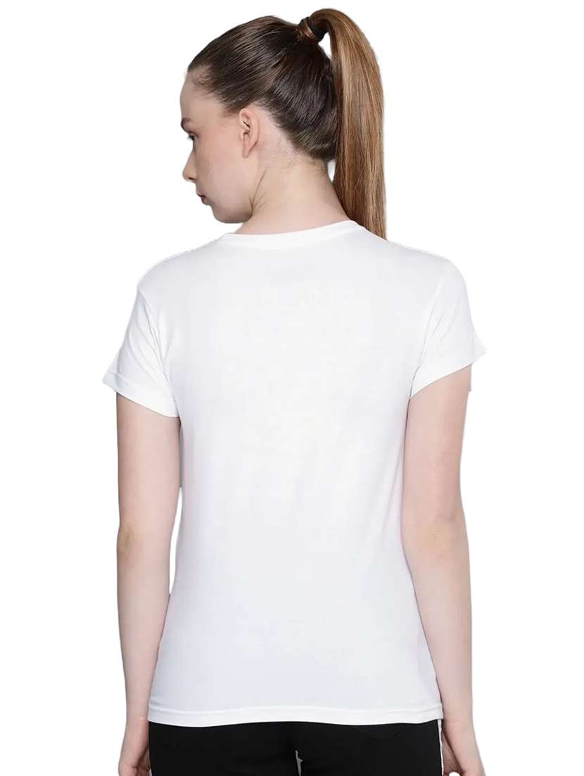 white cotton regular tshirt - 19985213 - Standard Image - 3