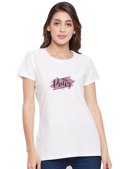 white cotton regular tshirt - 19985216 -  Standard Image - 0