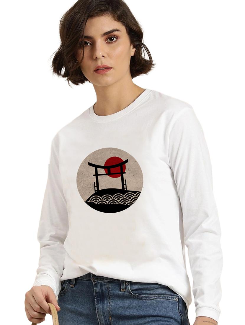 white cotton regular tshirt - 19985228 - Zoom Image - 0
