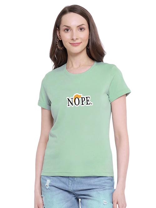green cotton regular tshirt - 19985254 -  Standard Image - 0