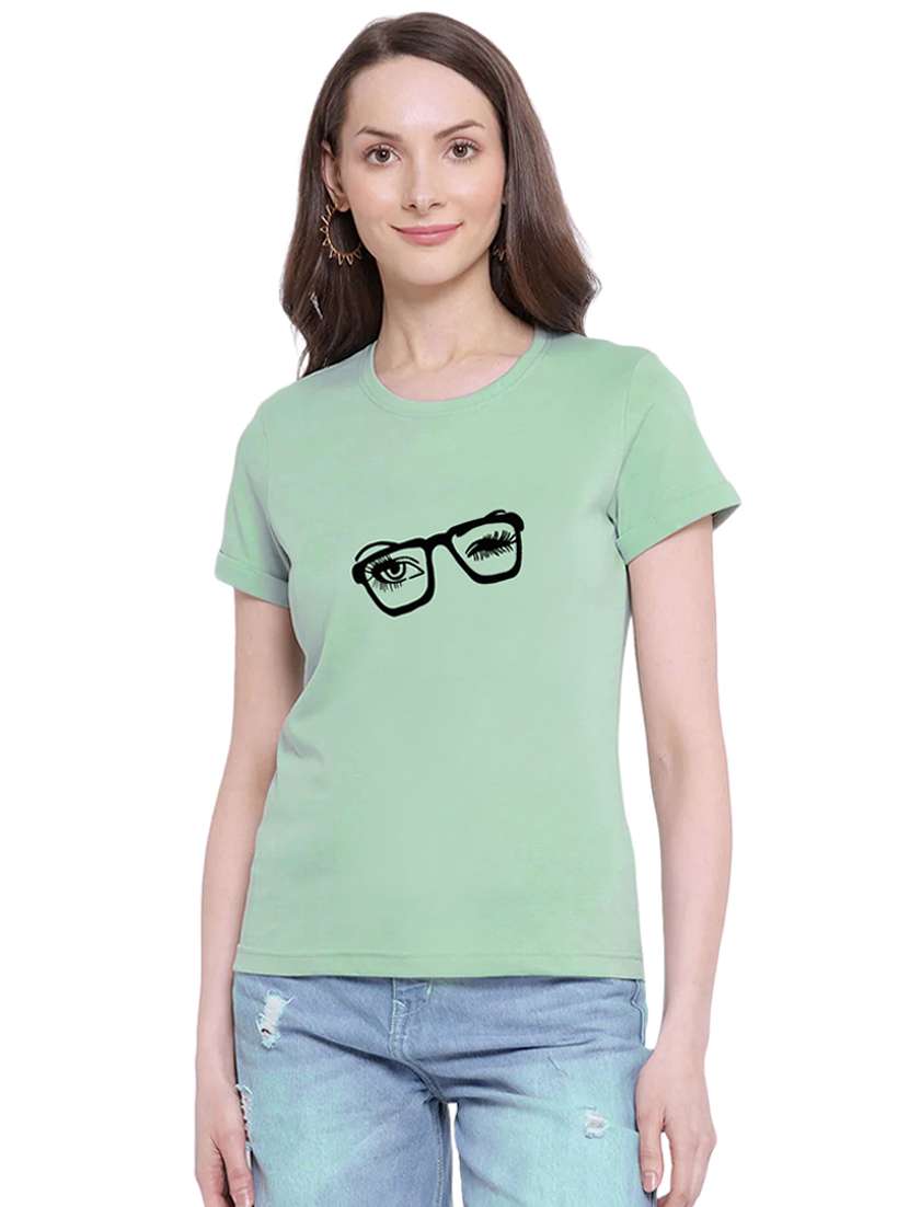 green cotton regular tshirt - 19985273 - Zoom Image - 0