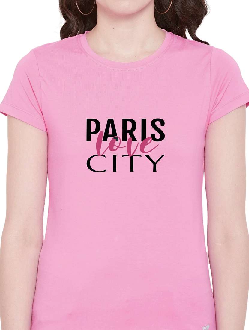 pink cotton regular tshirt - 19985292 -  Standard Image - 3