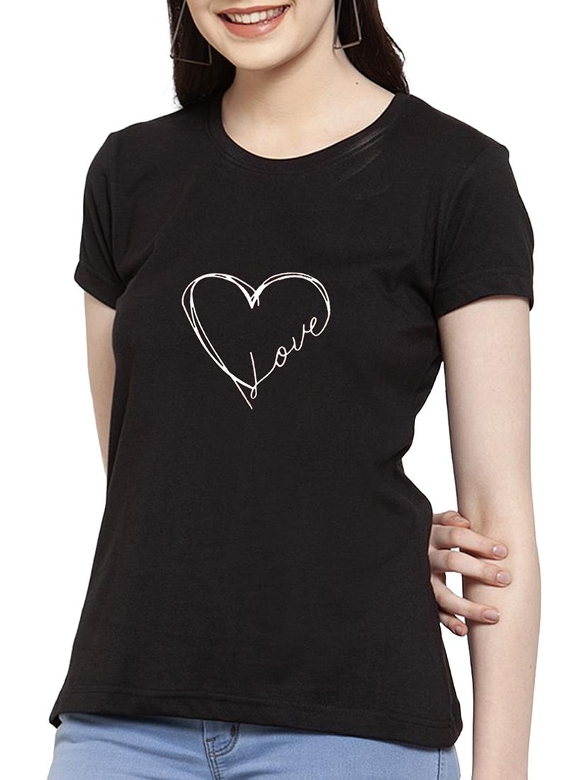 black cotton regular tshirt - 19985317 - Standard Image - 3