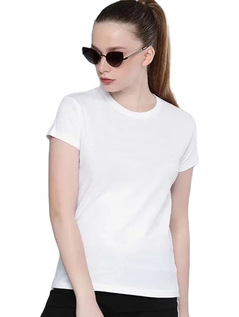 white cotton regular tshirt - 19985320 -  Zoom Image - 0